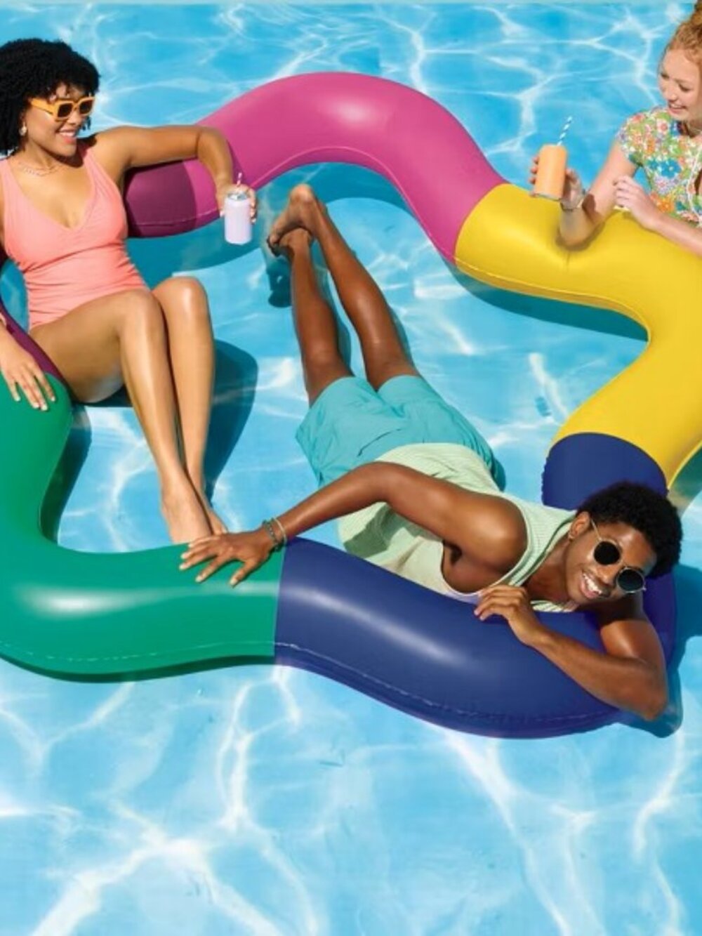 Star Large Inflatable Pool Float Lounge - Sun Squad